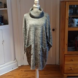 Jessica Howard Cowl Neck Sweater Dress